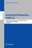 Automated Deduction - CADE-22 (eBook, PDF)