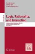 Logic, Rationality, and Interaction... - Bild 1