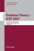 Database Theory - ICDT 2007 (eBook, PDF)