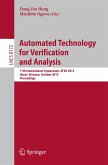 Automated Technology for Verification and Analysis (eBook, PDF)