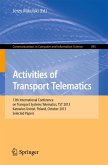 Activities of Transport Telematics (eBook, PDF)