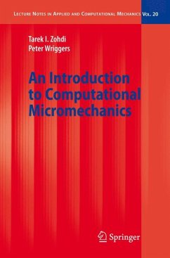 An Introduction to Computational Micromechanics (eBook, PDF) - Zohdi, Tarek I.; Wriggers, Peter