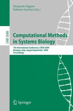 Cover Computational Methods in Systems Biology (eBook, PDF)