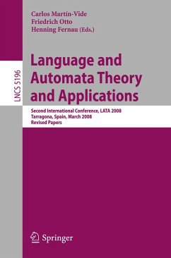 Language and Automata Theory and Applications (eBook, PDF)