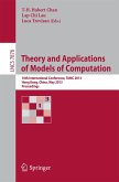 Theory and Applications of Models of Computation (eBook, PDF)