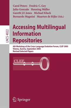 Cover Accessing Multilingual Information Repositories (eBook, PDF)