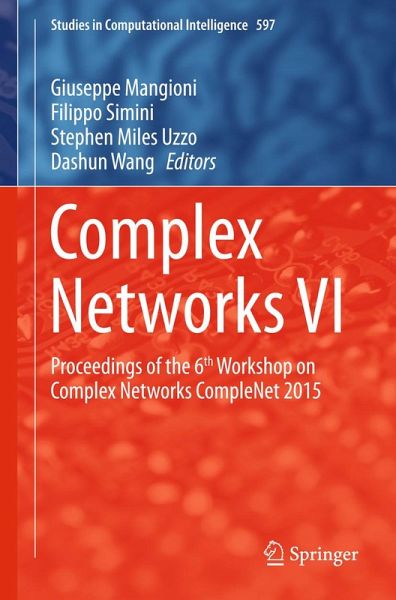 Complex Networks VI (eBook, PDF)