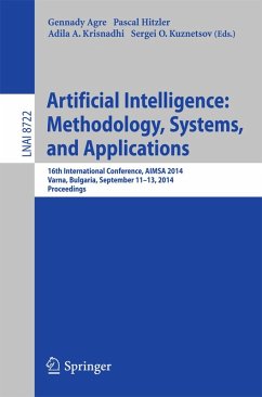 Cover Artificial Intelligence: Methodology, Systems, and Applications (eBook, PDF)