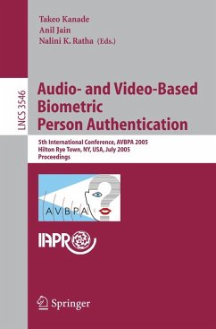 Audio- and Video-Based Biometric Person Authentication (eBook, PDF)