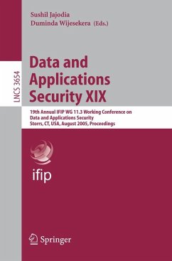 Data and Applications Security XIX (eBook, PDF)