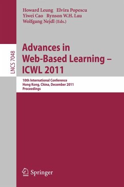 Cover Advances in Web-based Learning - ICWL 2011 (eBook, PDF)