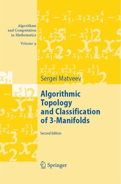 Algorithmic Topology and Classification of 3-Manifolds (eBook, PDF) - Matveev, Sergei