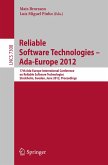 Reliable Software Technologies -- Ada-Europe 2012 (eBook, PDF)