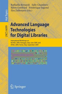 Advanced Language Technologies for Digital Libraries (eBook, PDF)