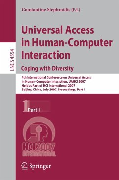 Universal Acess in Human Computer Interaction. Coping with Diversity (eBook, PDF)