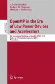 OpenMP in the Era of Low Power Devices and Accelerators (eBook, PDF)