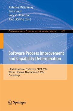 Software Process Improvement and Capability Determination (eBook, PDF)