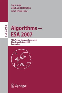 Algorithms - ESA 2007 (eBook, PDF)
