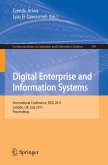 Digital Enterprise and Information Systems (eBook, PDF)