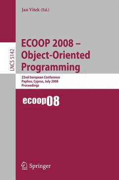 Cover ECOOP 2008 - Object-Oriented Programming (eBook, PDF)