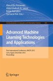 Advanced Machine Learning Technologies and Applications (eBook, PDF)