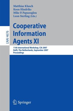 Cover Cooperative Information Agents XI (eBook, PDF)