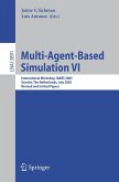 Multi-Agent-Based Simulation VI (eBook, PDF)