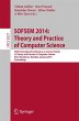 SOFSEM 2014: Theory and Practice of... - Bild 1