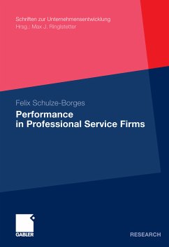 Performance in Professional Service Firms (eBook, PDF) - Schulze-Borges, Felix