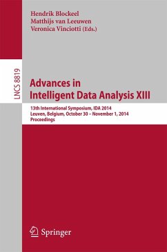 Advances in Intelligent Data Analysis XIII (eBook, PDF)