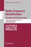 Radio Frequency Identification: Security and Privacy Issues (eBook, PDF)