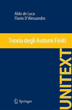Teoria degli Automi Finiti (eBook, PDF) - de Luca, Aldo; D'Alessandro, Flavio