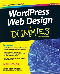 WordPress Web Design For Dummies (eBook, PDF) - Sabin-Wilson, Lisa