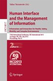 Human Interface and the Management of Information (eBook, PDF)