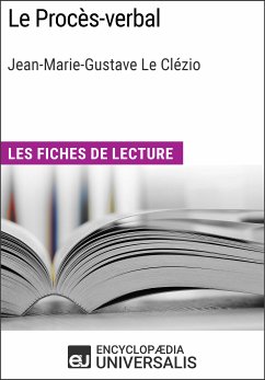 Le Procès-verbal de Jean-Marie-Gustave Le Clézio (eBook, ePUB) - Encyclopaedia Universalis