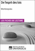 De l'esprit des lois de Montesquieu (eBook, ePUB)