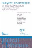 Paiement, insolvabilité et réorganisation (eBook, ePUB)