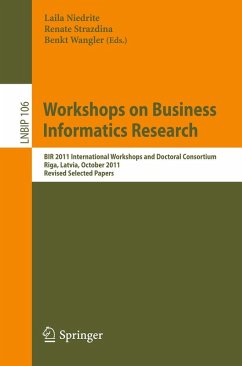 Workshops on Business Informatics Research (eBook, PDF)