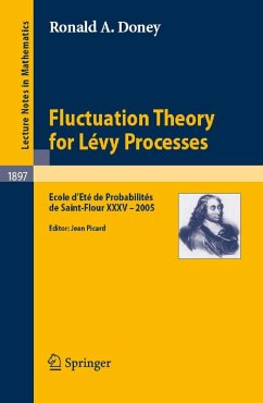 Fluctuation Theory for Lévy Processes (eBook, PDF) - Doney, Ronald A.