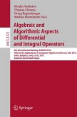 Algebraic and Algorithmic Aspects of Differential and Integral Operators (eBook, PDF)