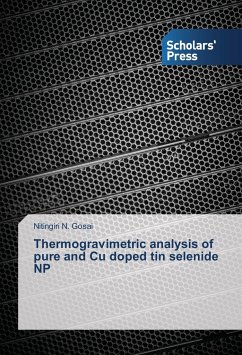 Thermogravimetric analysis of pure and Cu doped tin selenide NP - Gosai, Nitingiri N.