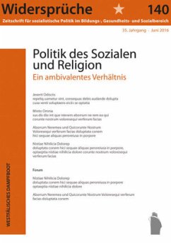 Politik des Sozialen und Religion - Widersprüche, 140