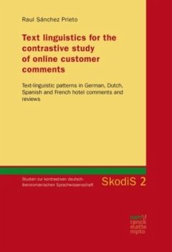 Text linguistics for the contrastive study of online customer comments - Sánchez Prieto, Raul