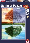 Schmidt 58223 - Jahreszeiten Baum, 500 Teile, Puzzle