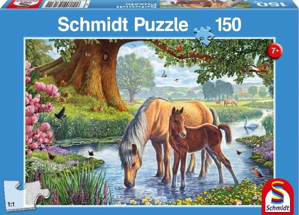 200 Teile Schmidt Spiele 56199 Pferdefamilie Puzzles 