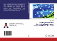 Spectrophotometric Determination Of Some Transition Metals By Oxime