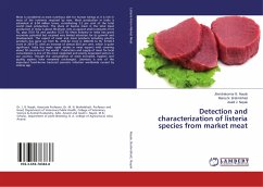 Detection and characterization of listeria species from market meat