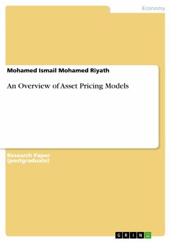 An Overview of Asset Pricing Models (eBook, PDF)