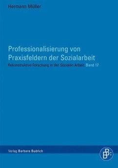 Cover Professionalisierung von Praxisfeldern der Sozialarbeit