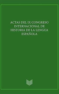 Cover Actas del IX Congreso Internacional de Historia de la Lengua Española